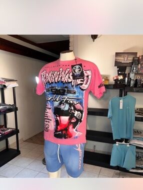 Men’s Hellstar short/shirt sets large